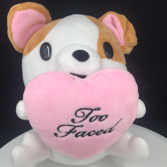 Lot of 10 xTooFaced Clover Stuffed Plush Puppy Toy LIMITED EDITION